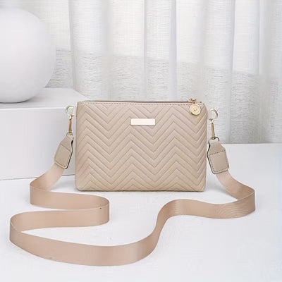 Wave Pattern Crossbody Bag